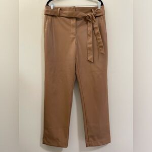 NWOT LOFT Faux Leather Slim‎ Straight Ankle Pants - 12